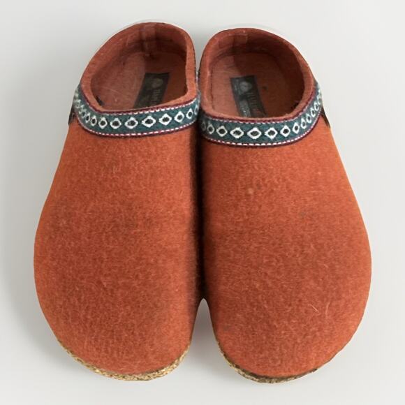 Haflinger Woman's Size 40 US 9 Classic Wool Felt Clogs - Picture 3 of 7